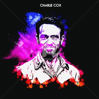 Digital Arts titled "Charlie Cox 001" by Leonardo Lillian, Original Artwork, Digital Painting
