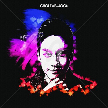 Digital Arts titled "Choi Tae-joon 001" by Leonardo Lillian, Original Artwork, Digital Painting
