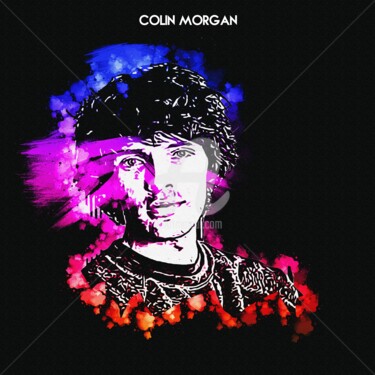 Digital Arts titled "Colin Morgan 001" by Leonardo Lillian, Original Artwork, Digital Painting