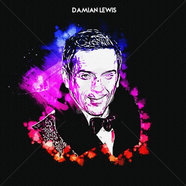 "Damian Lewis 001" başlıklı Dijital Sanat Leonardo Lillian tarafından, Orijinal sanat, Dijital Resim