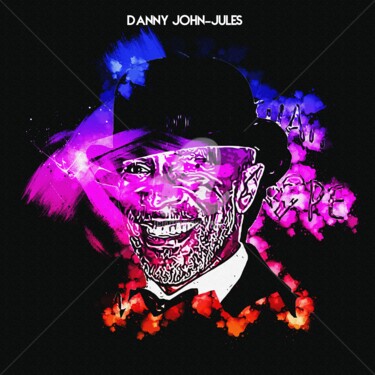 Digital Arts titled "Danny John-Jules 001" by Leonardo Lillian, Original Artwork, Digital Painting
