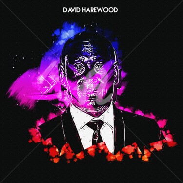 Digitale Kunst getiteld "David Harewood 001" door Leonardo Lillian, Origineel Kunstwerk, Digitaal Schilderwerk