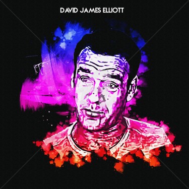 Digitale Kunst getiteld "David James Elliott…" door Leonardo Lillian, Origineel Kunstwerk, Digitaal Schilderwerk