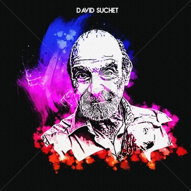 Digital Arts titled "David Suchet 001" by Leonardo Lillian, Original Artwork, Digital Painting