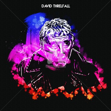 Digitale Kunst getiteld "David Threlfall 001" door Leonardo Lillian, Origineel Kunstwerk, Digitaal Schilderwerk