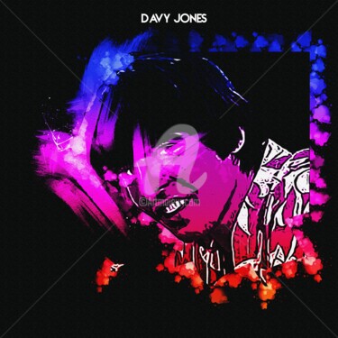 Digital Arts titled "Davy Jones 001" by Leonardo Lillian, Original Artwork, Digital Painting