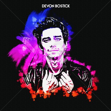 Digital Arts titled "Devon Bostick 001" by Leonardo Lillian, Original Artwork, Digital Painting