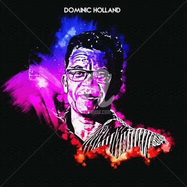 Digital Arts titled "Dominic Holland 001" by Leonardo Lillian, Original Artwork, Digital Painting
