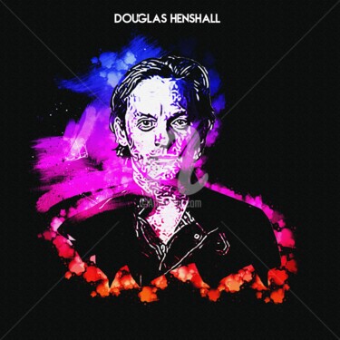 Digitale Kunst getiteld "Douglas Henshall 001" door Leonardo Lillian, Origineel Kunstwerk, Digitaal Schilderwerk