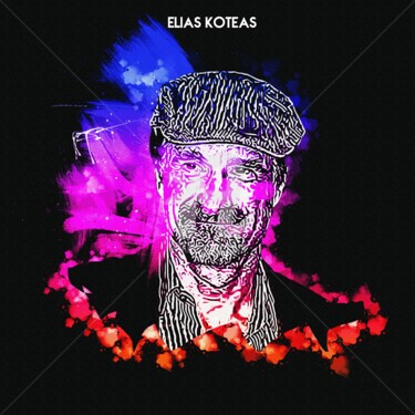 Arts numériques intitulée "Elias Koteas 001" par Leonardo Lillian, Œuvre d'art originale, Peinture numérique
