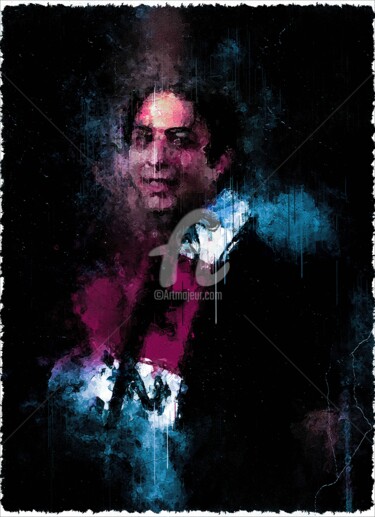 Digital Arts titled "Ahmed Hossam 01" by Leonardo Lillian, Original Artwork, Digital Painting