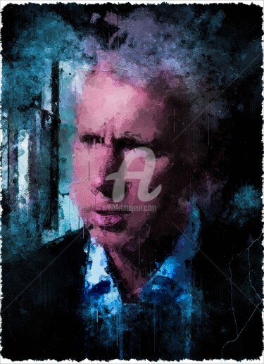 Arts numériques intitulée "Alan Pardew 01" par Leonardo Lillian, Œuvre d'art originale, Peinture numérique