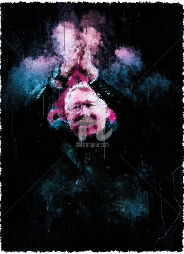 Arts numériques intitulée "Alex Ferguson 01" par Leonardo Lillian, Œuvre d'art originale, Peinture numérique