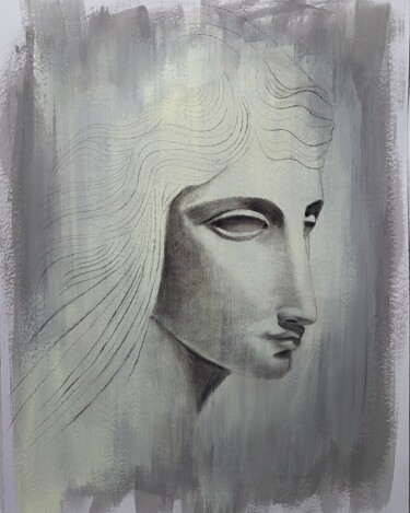 Pintura intitulada "Afrodite" por Leonardo Nogueira, Obras de arte originais, Acrílico
