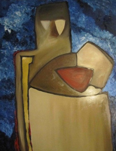 Painting titled ""Mauii I"" by Leonardo Quintela, Original Artwork