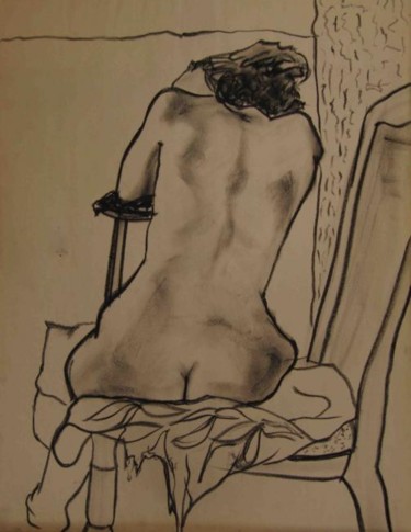 Drawing titled ""Study for Nude Wai…" by Leonardo Quintela, Original Artwork