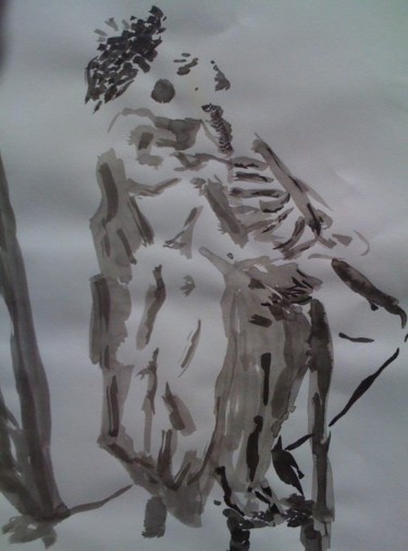 Drawing titled ""This skeleton is m…" by Leonardo Quintela, Original Artwork