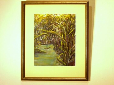 Painting titled "Swamp Music" by Leonardus Aarts, Original Artwork