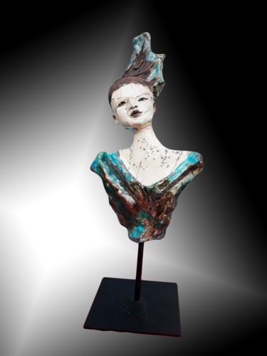 雕塑 标题为“GABRIELLE” 由Léone Digraci, 原创艺术品, 陶瓷