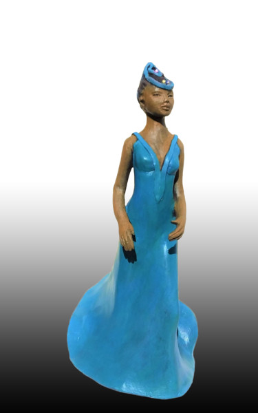 Sculpture titled "GALAXIE" by Léone Digraci, Original Artwork, Ceramics