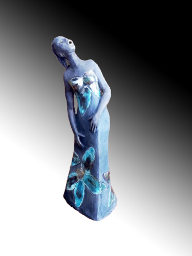 Sculpture titled "GOSPEL" by Léone Digraci, Original Artwork, Ceramics