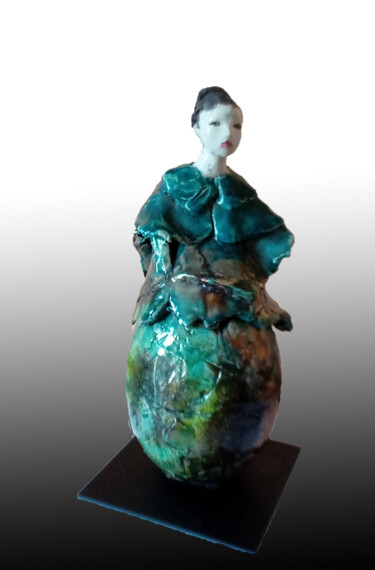 Scultura intitolato "LILLI" da Léone Digraci, Opera d'arte originale, Ceramica