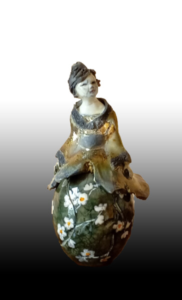 雕塑 标题为“PRINTEMPS” 由Léone Digraci, 原创艺术品, 陶瓷