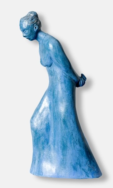 Sculpture intitulée "SOLITUDE" par Léone Digraci, Œuvre d'art originale, Terre cuite