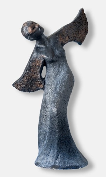 Sculpture intitulée "METAMORPHOSE" par Léone Digraci, Œuvre d'art originale, Terre cuite