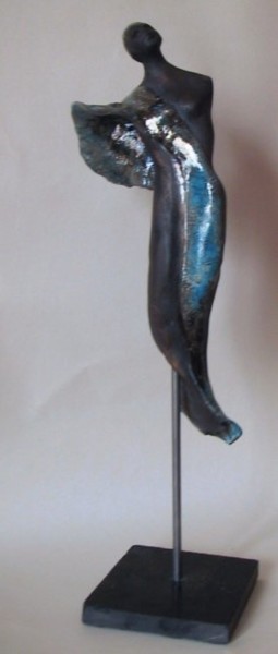Sculpture titled "ONDINE" by Léone Digraci, Original Artwork, Ceramics