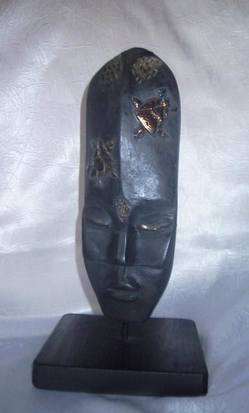 Sculpture titled "AFRICA - FEMME TORT…" by Léone Digraci, Original Artwork, Ceramics