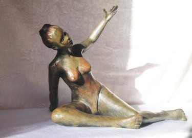 Sculpture intitulée "OCEANE" par Léone Digraci, Œuvre d'art originale