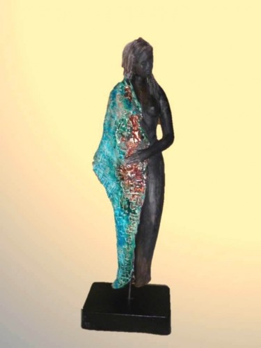 Sculpture titled "ESMERALDA" by Léone Digraci, Original Artwork, Ceramics