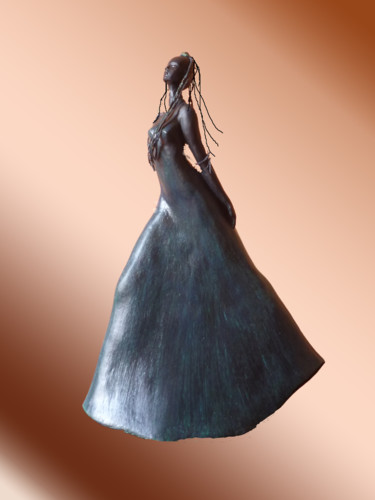 Скульптура под названием "l-elan.jpg" - Léone Digraci, Подлинное произведение искусства, Смола