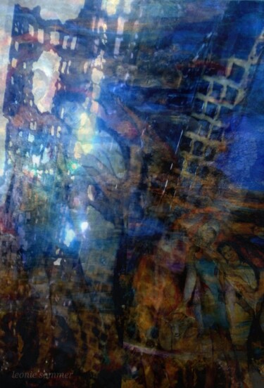 Digitale Kunst mit dem Titel "Les cathédrales de…" von Léonie Sommer, Original-Kunstwerk, Fotomontage