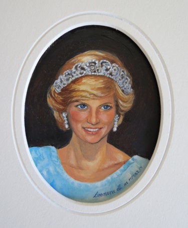 Painting titled "A Princess to Remem…" by Leonora De Lange, Original Artwork, Oil