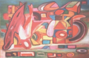 Peinture intitulée "obraleonora-antiga-…" par Leonora Santos, Œuvre d'art originale, Huile