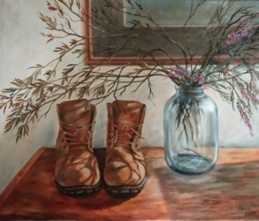 Painting titled "Аll life together" by Leonova Elena, Original Artwork, Oil