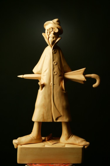 Скульптура под названием "А. П. Чехов.jpg" - Леонтий Усов, Подлинное произведение искусства