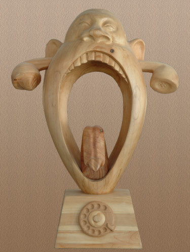 Sculpture titled "Телефон.jpg" by Leontii Usov, Original Artwork