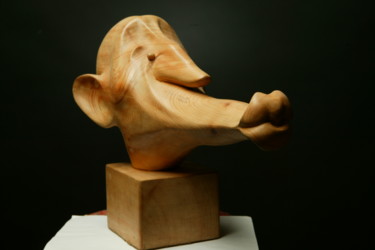 Sculpture titled "Поцелуй" by Leontii Usov, Original Artwork