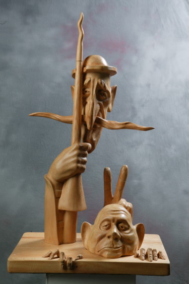 Sculpture titled "Дон Кихот" by Leontii Usov, Original Artwork