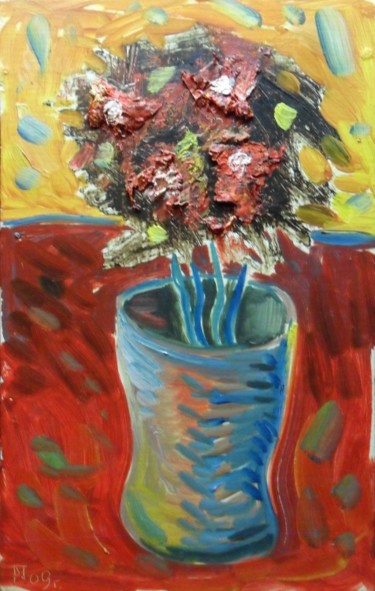 Картина под названием "Букет" - Лео Amanita, Подлинное произведение искусства