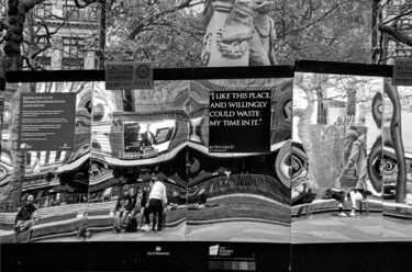 Fotografie getiteld "Die Spiegelwand (Pr…" door Leopold Brix, Origineel Kunstwerk, Digitale fotografie