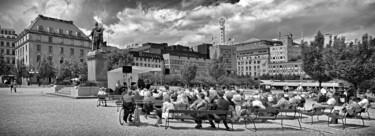 Fotografie mit dem Titel "Das Platzkonzert (P…" von Leopold Brix, Original-Kunstwerk, Digitale Fotografie