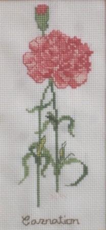 Artcraft titled "Red Carnation" by Leorie, Original Artwork