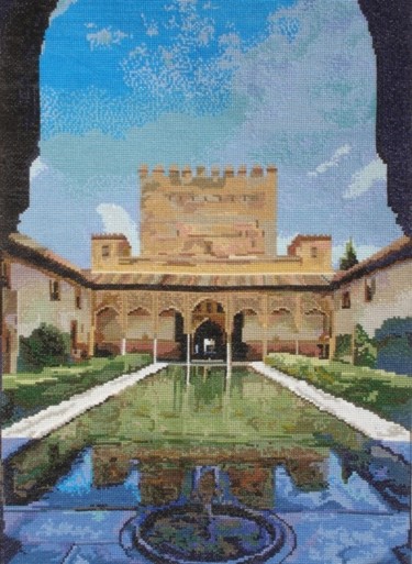 Painting titled "Granada Magic" by Leorie, Original Artwork