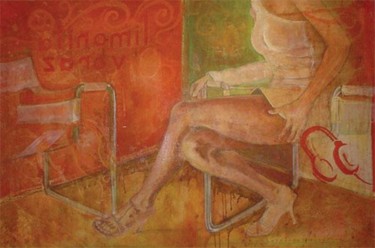 Painting titled "limotita voráz" by Leo Tezcucano, Original Artwork