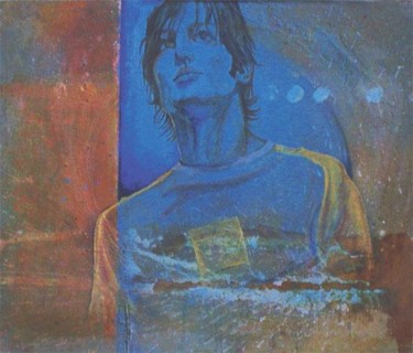Painting titled "boy voy" by Leo Tezcucano, Original Artwork