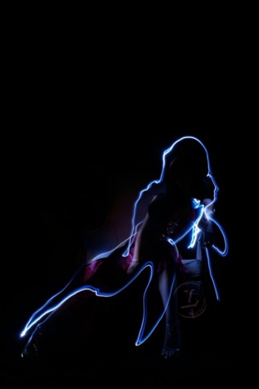 Photography titled "light Painting leon…" by Leo Tezcucano, Original Artwork, Light Painting